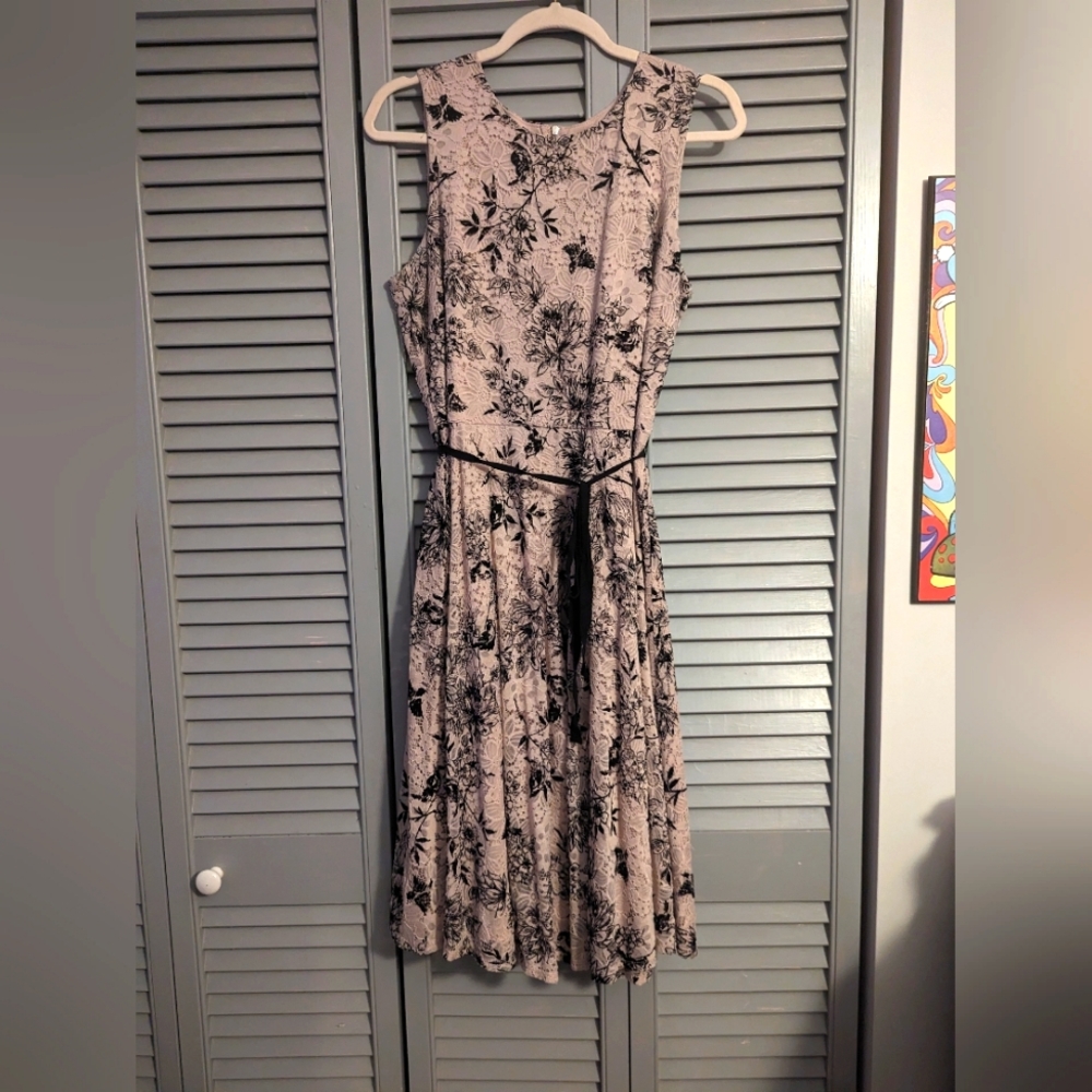 Danny and Nicole  Pale Pink and Lace Dress